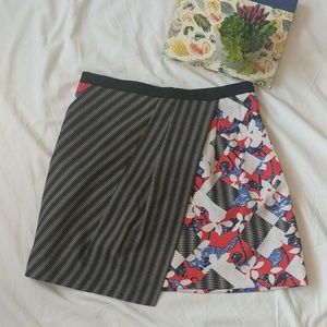 Peter Pilotto multi pattern skirt sz 12